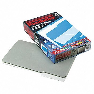 Legal File Folders Gray PK100