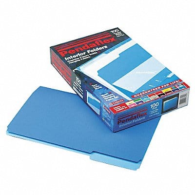 Legal File Folders Blue PK100