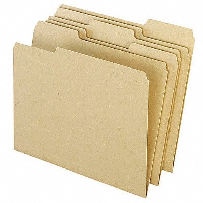 Letter File Folders Natural PK100