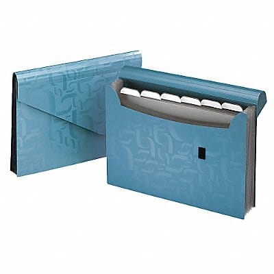 Expandable File Folder Blue Poly