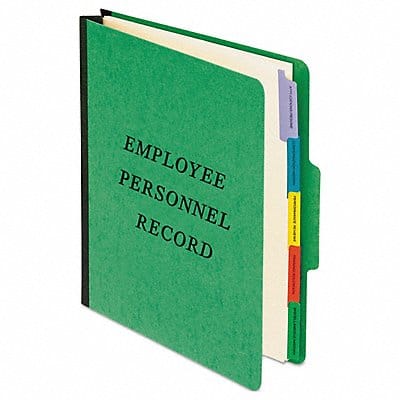 Employee/Personnel File Folder Green