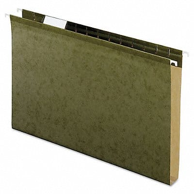 Box Hanging File Folder Std Green PK25