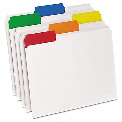 Letter File Folders Clear PK25