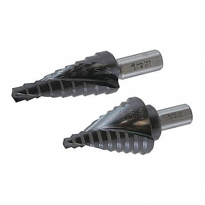 Step Drill Bit Set 1/8 -11/8 3pcs