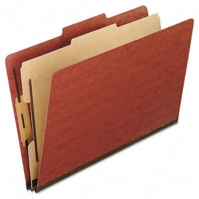 Legal File Folders Red PK10