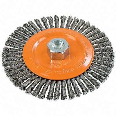 Stringer Bead Wheel Brush Knot 6 x1/4