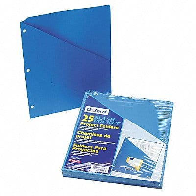 Pocket Folder Blue 11 Pt. Stock PK25