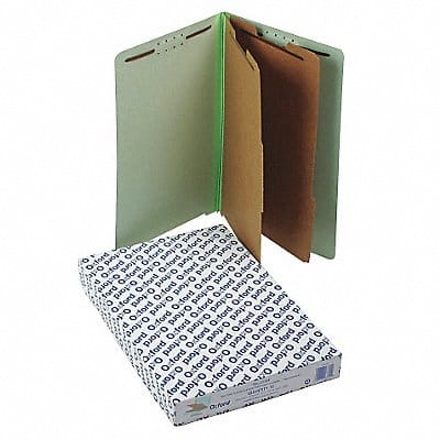 Legal File Folders Pale Green PK10