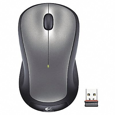 Mouse Silver/Black Wireless Laser