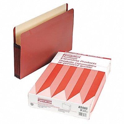 Expand File Folder Red Fiber/Manila PK5