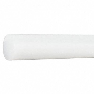 PlasticRod HDPE 1/2 Dia 4ftL Off-White