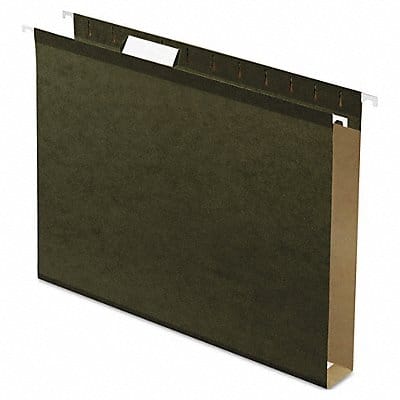 Box Hanging File Folder Std Green PK25