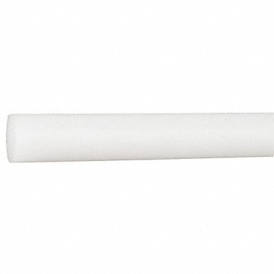 PlasticRod Polypropyl 1/2 Dia 4ftL White