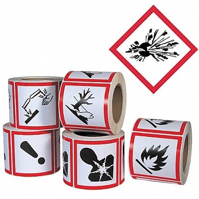 Pictogram Label Exploding Bomb PK500