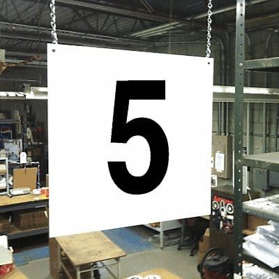 Hanging Aisle Sign Legend 5