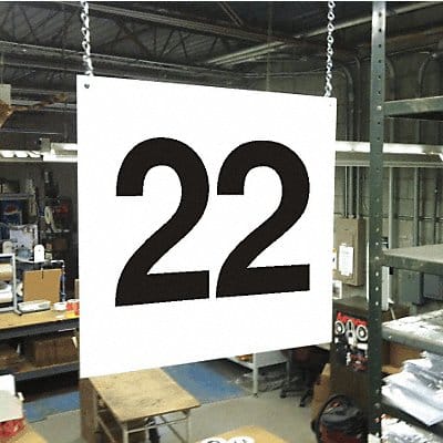 Hanging Aisle Sign Legend 22