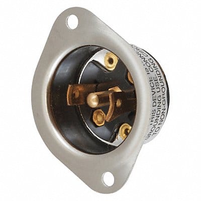 Midget Locking Flgd Inlet Nema Ml-3P