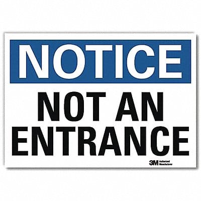 Notice Sign 7inx10in Reflective Sheeting