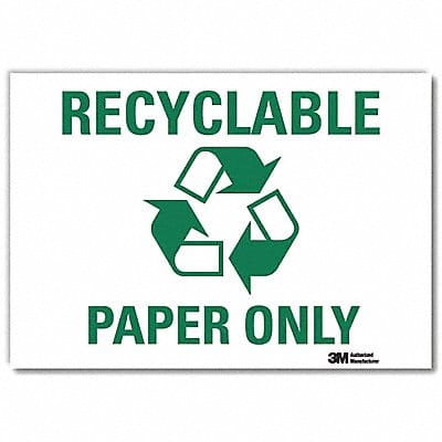 Recycling Sign 7x10in Rflctive Sheeting