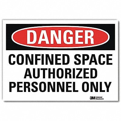 Danger Sign 7inx10in Reflective Sheeting