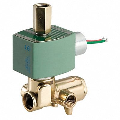 Solenoid Valve with ManualOperator Brass