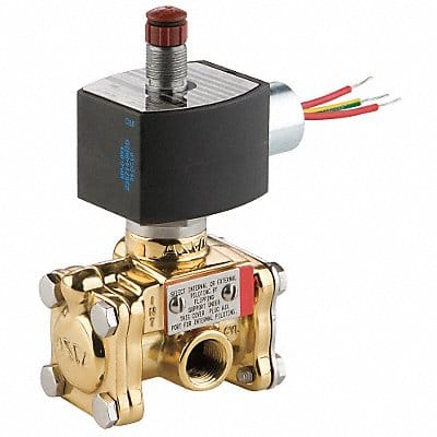 Solenoid Valve Brass NC Air Inert Gas