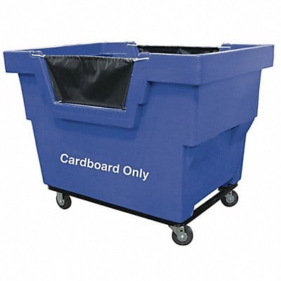 Cube Truck HDPE Blue 23.6 cu ft.