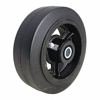 Wheel Rubr On Cst Iron 6 x 2 Roler Brg