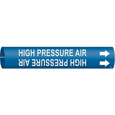 Pipe Marker High Pressure Air 13/16in H