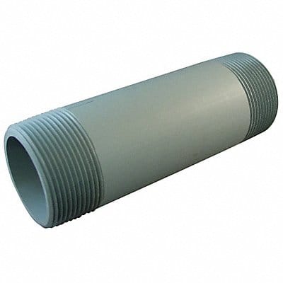 Pipe Nipple 1 In PVC Schedule 80 Gray