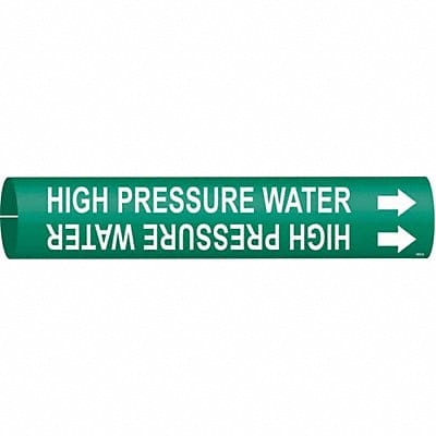 Pipe Marker High Pressure Water 7/8in H