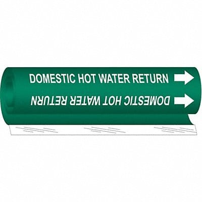 Pipe Marker Domestic Hot Water Return