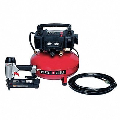 Portable Air Compr/Nailer Kit 6 gal 10 A