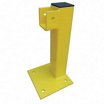 Flush End Post 21 in Yellow Steel