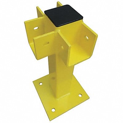 Three Way Post 21 in Yellow Steel