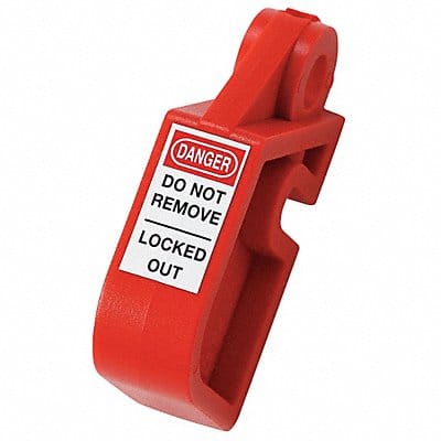 Circuit Breaker Lockout Red Clamp-On