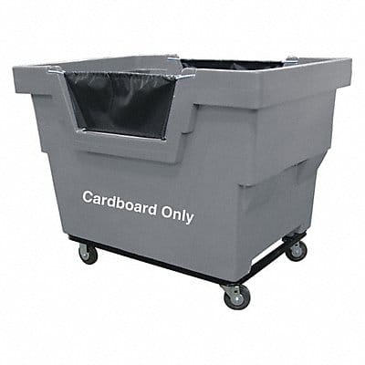 Cube Truck HDPE Gray 23.6 cu ft.