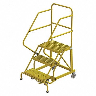 Rolling Ladder Steel Safety Angle 3-Step