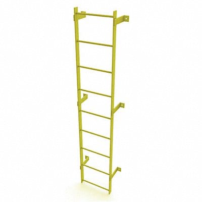 Ladder Safety Yellow Steel 500lb 8 ft 2