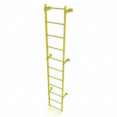 Ladder Safety Yellow Steel 500lb 10ft 2