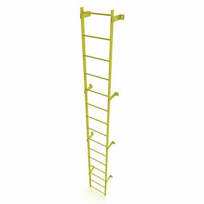 Ladder Safety Yellow Steel 500lb 14ft 2