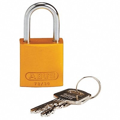 K7466 Lockout Padlock KD Yellow 1-7/16 H