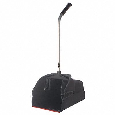 Long Handled Dust Pan Black