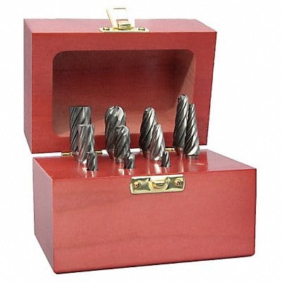 Carbide Bur Set Aluma Cut 1/4 10pc