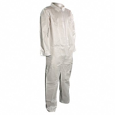 Collared Coveralls White 3XL PK25