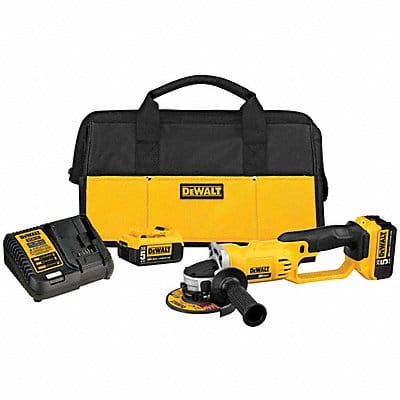 Angle Grinder Kit DEWALT(R) 20V 4.5 Whl