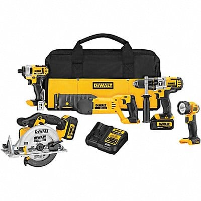 Cordless Combination Kit 5 Tools 20V DC