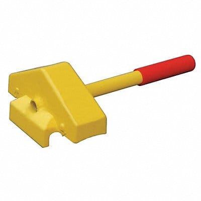 Rail Car Wheel Chock Steel Yellow