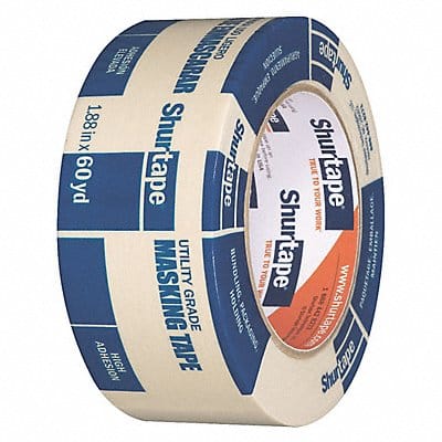 Masking Tape 1 7/8 W 60 yd L Tan