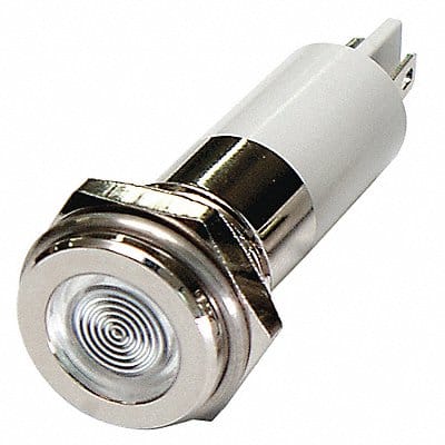 Flat Indicator Light White 24VDC